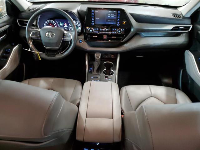 5TDGZRBH2MS104228 - 2021 TOYOTA HIGHLANDER XLE WHITE photo 8