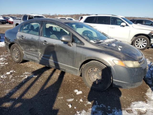 2HGFA16588H516700 - 2008 HONDA CIVIC LX GRAY photo 4