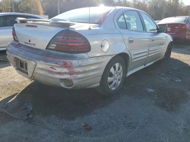 1G2NF52T11C162006 - 2001 PONTIAC GRAND AM SE1 GRAY photo 3