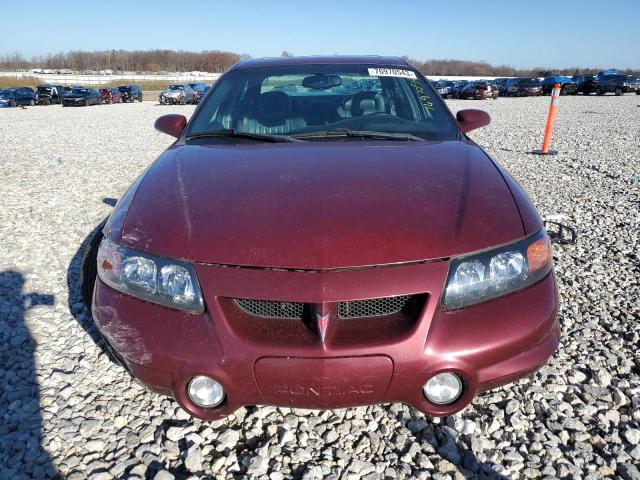 1G2HZ541524171609 - 2002 PONTIAC BONNEVILLE SSEI BURGUNDY photo 5