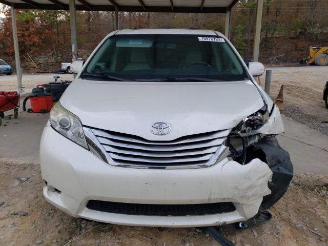 5TDYK3DC1ES408790 - 2014 TOYOTA SIENNA XLE WHITE photo 5