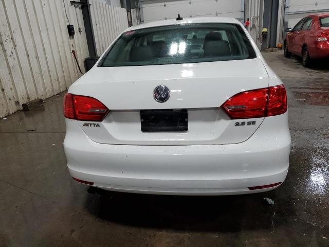 3VWDX7AJ3BM006160 - 2011 VOLKSWAGEN JETTA SE WHITE photo 6