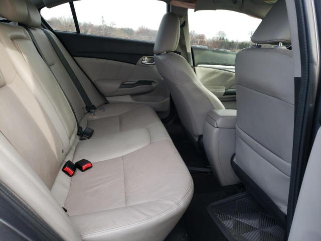 2HGFB2F99EH549299 - 2014 HONDA CIVIC EXL Մոխրագույն լուսանկար 10