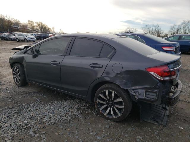 2HGFB2F99EH549299 - 2014 HONDA CIVIC EXL GRAY photo 2