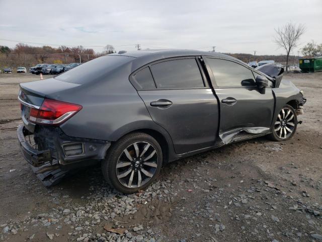 2HGFB2F99EH549299 - 2014 HONDA CIVIC EXL Մոխրագույն լուսանկար 3