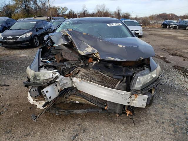 2HGFB2F99EH549299 - 2014 HONDA CIVIC EXL Մոխրագույն լուսանկար 5