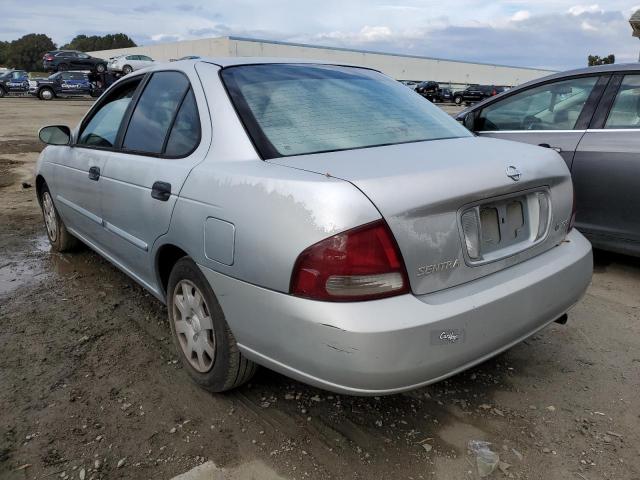 3N1CB51D12L652916 - 2002 NISSAN SENTRA XE GRAY photo 2