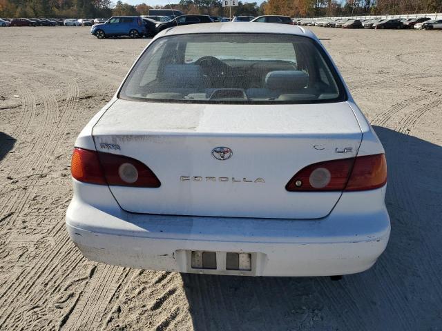 1NXBR12E01Z430811 - 2001 TOYOTA COROLLA CE WHITE photo 6