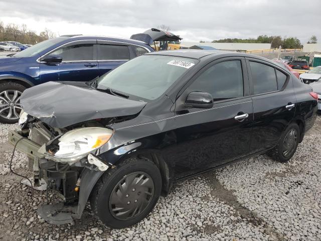 3N1CN7AP9CL906404 - 2012 NISSAN VERSA S BLACK photo 1