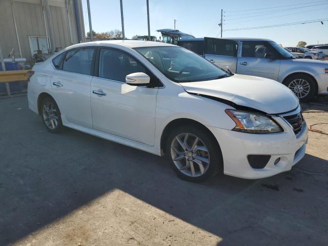 3N1AB7AP0FY337336 - 2015 NISSAN SENTRA S WHITE photo 4