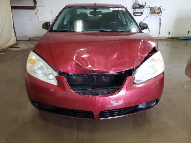 1G2ZG57B994149492 - 2009 PONTIAC G6 MAROON photo 5