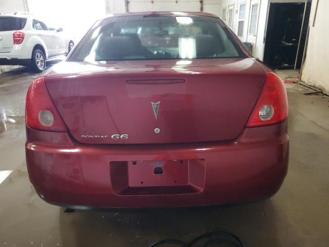 1G2ZG57B994149492 - 2009 PONTIAC G6 MAROON photo 6