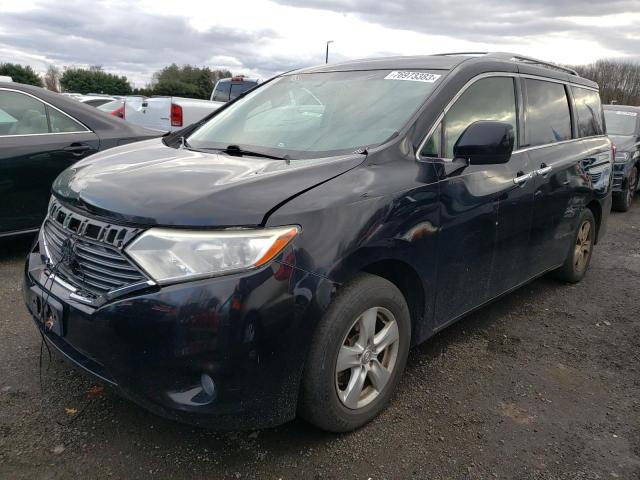 JN8AE2KP7C9037689 - 2012 NISSAN QUEST S BLACK photo 1