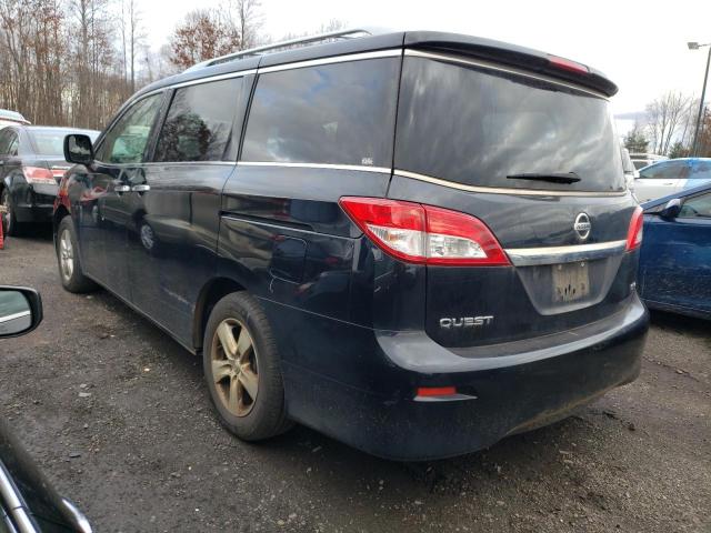 JN8AE2KP7C9037689 - 2012 NISSAN QUEST S BLACK photo 2