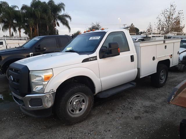 1FDRF3F64FEC98661 - 2015 FORD F350 SUPER DUTY WHITE photo 1