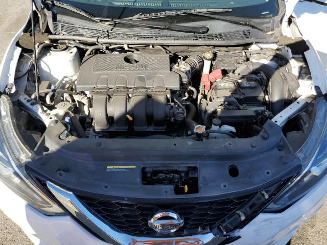 3N1AB7AP6KY315125 - 2019 NISSAN SENTRA S WHITE photo 11