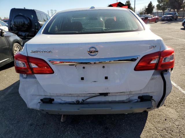 3N1AB7AP6KY315125 - 2019 NISSAN SENTRA S WHITE photo 6