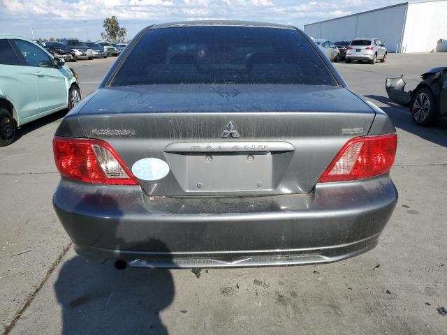 4A3AA46GX2E049724 - 2002 MITSUBISHI GALANT ES GRAY photo 6