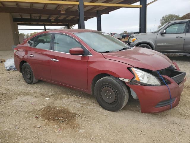 3N1AB7AP7FL664295 - 2015 NISSAN SENTRA S RED photo 4