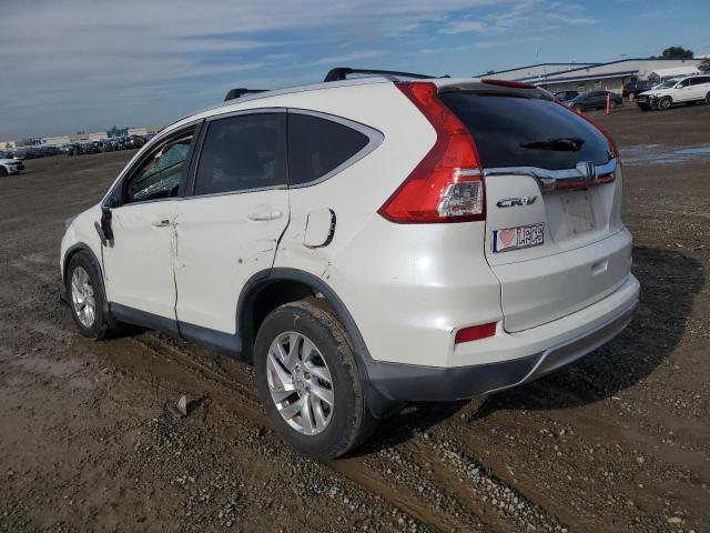 5J6RM3H70FL015288 - 2015 HONDA CR-V EXL WHITE photo 2