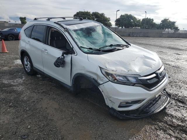 5J6RM3H70FL015288 - 2015 HONDA CR-V EXL WHITE photo 4