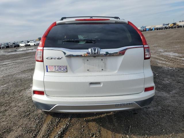 5J6RM3H70FL015288 - 2015 HONDA CR-V EXL WHITE photo 6