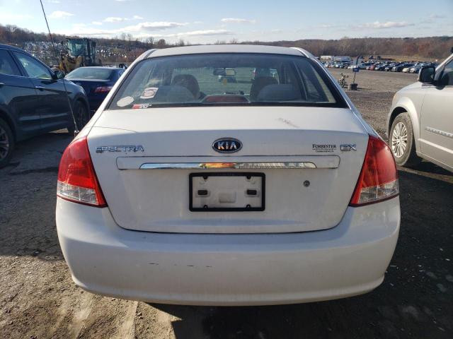 KNAFE222295654971 - 2009 KIA SPECTRA EX WHITE photo 6