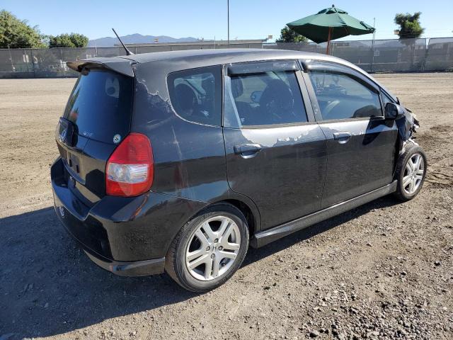 JHMGD38637S006935 - 2007 HONDA FIT S 黑色 照片 3