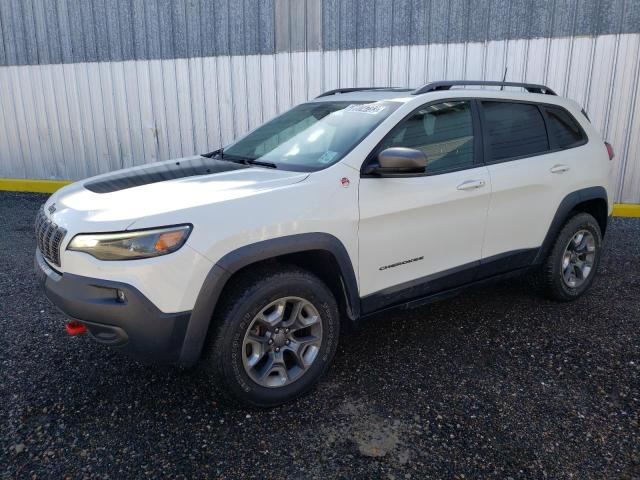 1C4PJMBX1KD185734 - 2019 JEEP CHEROKEE TRAILHAWK WHITE photo 1