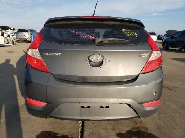 KMHCU5AEXCU051216 - 2012 HYUNDAI ACCENT GLS GRAY photo 6