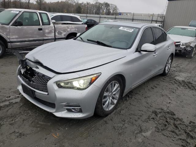 JN1BV7AP9EM671247 - 2014 INFINITI Q50 BASE SILVER photo 1