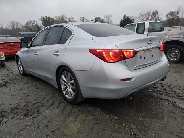 JN1BV7AP9EM671247 - 2014 INFINITI Q50 BASE SILVER photo 2