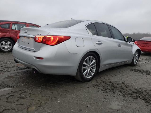 JN1BV7AP9EM671247 - 2014 INFINITI Q50 BASE SILVER photo 3