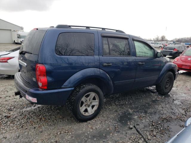 1D8HB48D55F617976 - 2005 DODGE DURANGO SLT BLUE photo 3