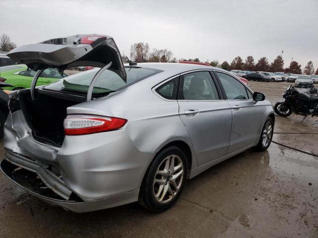 3FA6P0HDXER138235 - 2014 FORD FUSION SE SILVER photo 3