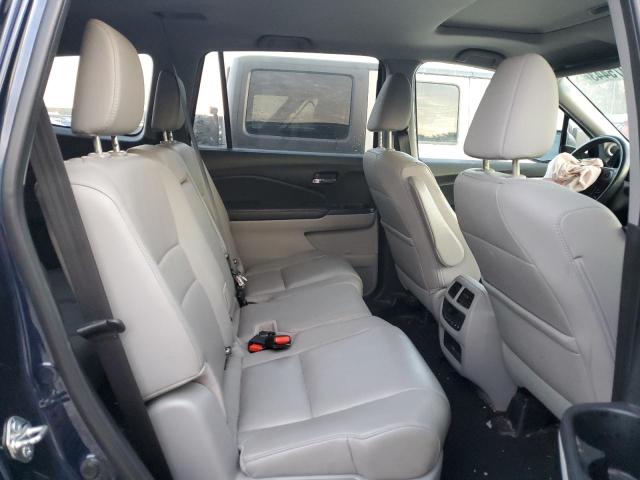 5FNYF6H58HB050839 - 2017 HONDA PILOT EXL BLUE photo 11