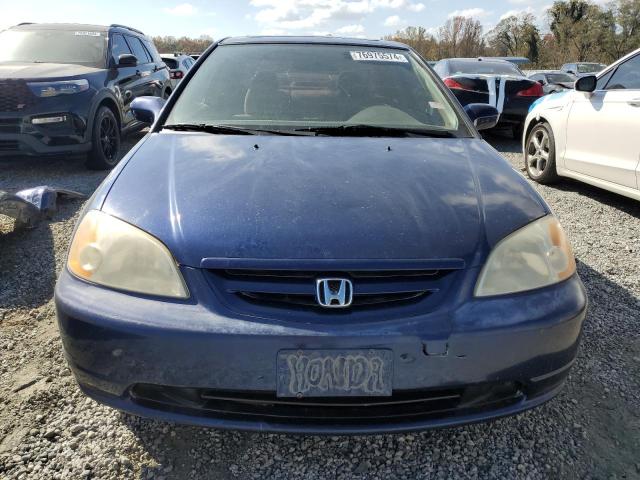 1HGEM21933L040757 - 2003 HONDA CIVIC EX BLUE photo 5