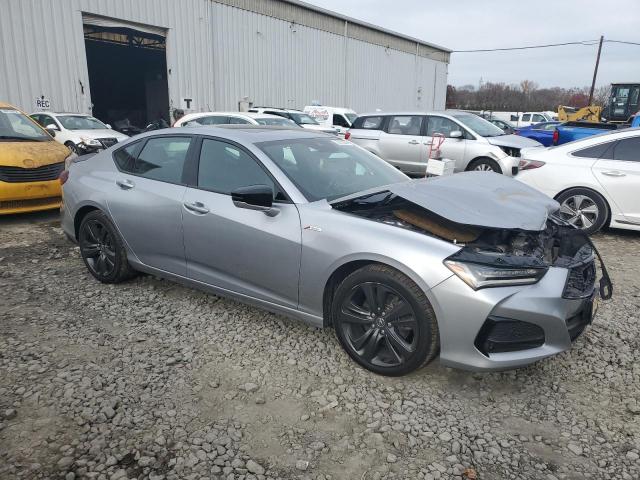 19UUB6F59MA004485 - 2021 ACURA TLX TECH A SILVER photo 4