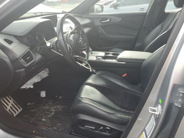 19UUB6F59MA004485 - 2021 ACURA TLX TECH A SILVER photo 7