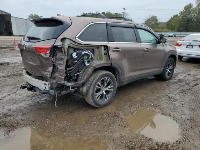 5TDZZRFH0KS294580 - 2019 TOYOTA HIGHLANDER LE BROWN photo 3