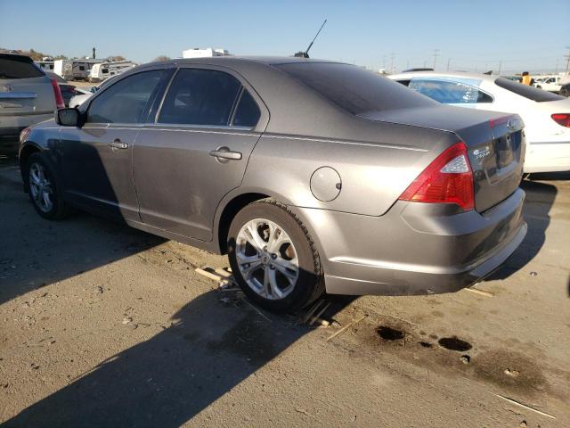 3FAHP0HG1CR399544 - 2012 FORD FUSION SE GRAY photo 2