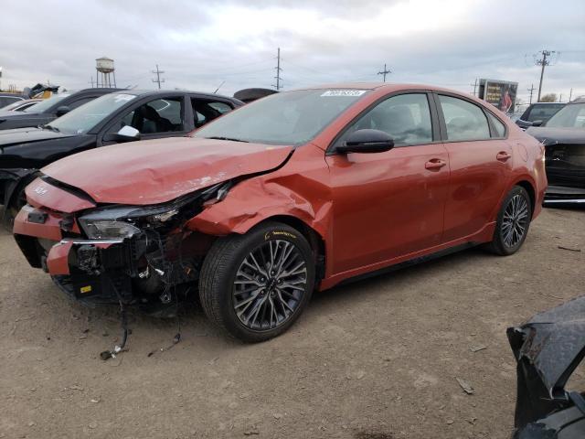 3KPF54AD5NE487621 - 2022 KIA FORTE GT LINE ORANGE photo 1