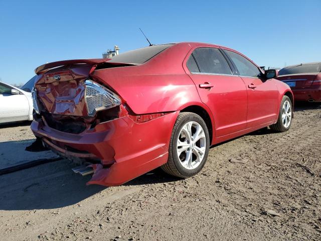 3FAHP0HA3CR247194 - 2012 FORD FUSION SE RED photo 3