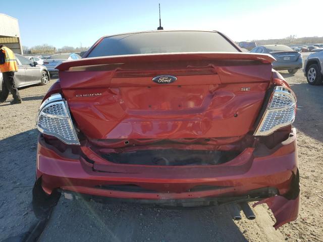 3FAHP0HA3CR247194 - 2012 FORD FUSION SE RED photo 6