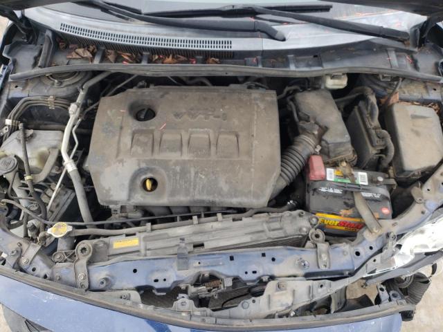 5YFBU4EE3CP026790 - 2012 TOYOTA COROLLA BASE BLUE photo 11