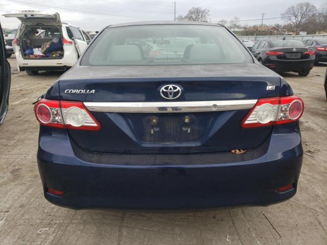 5YFBU4EE3CP026790 - 2012 TOYOTA COROLLA BASE BLUE photo 6