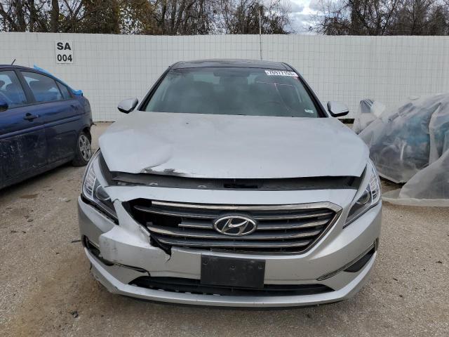 5NPE34AF4FH038110 - 2015 HYUNDAI SONATA SPORT SILVER photo 5