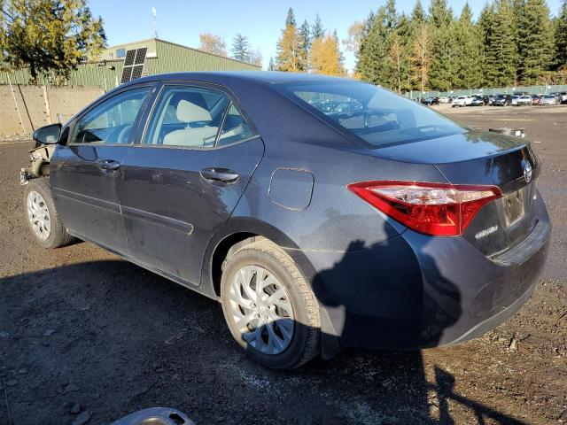 2T1BURHE5JC065659 - 2018 TOYOTA COROLLA L Темно-сірий фото 2