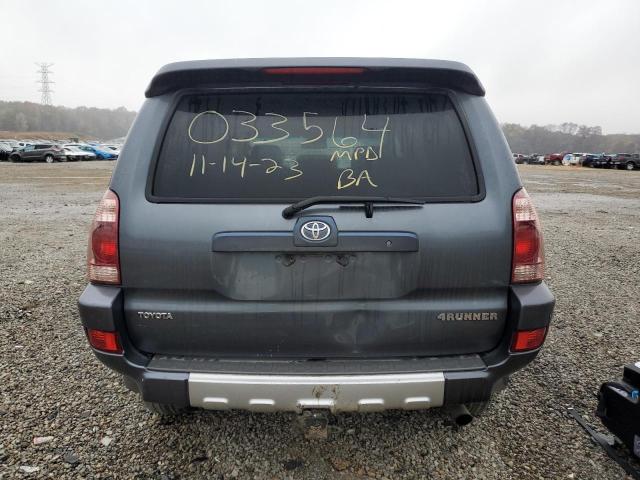 JTEZU14R640033564 - 2004 TOYOTA 4RUNNER SR5 GRAY photo 6