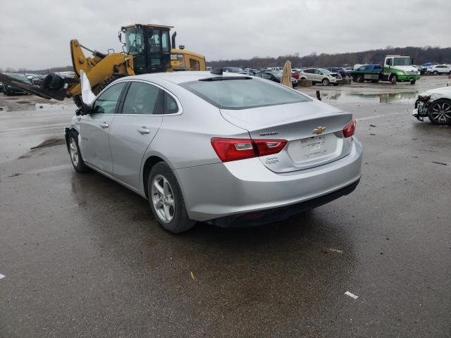 1G1ZC5ST6HF150246 - 2017 CHEVROLET MALIBU LS SILVER photo 2